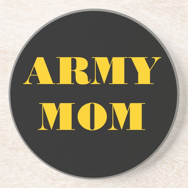 Posavasos Mamá del ejército de montaña (Frente)