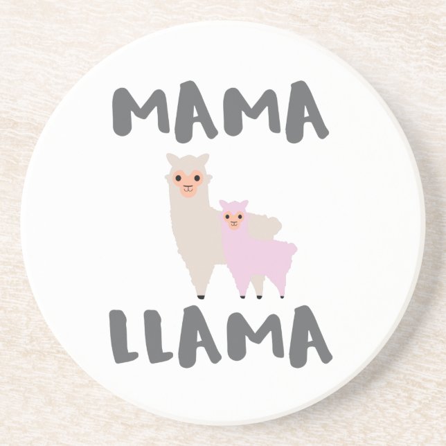 Posavasos Mama Llama Mom (Frente)