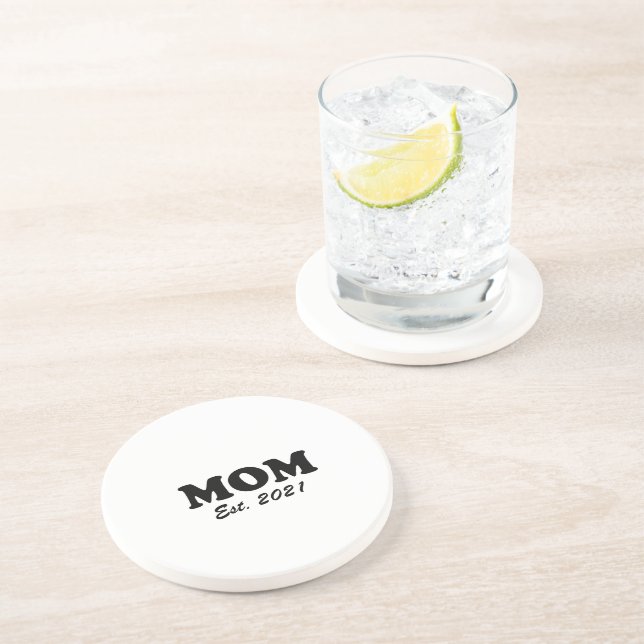 Posavasos Mamá, madre Personalizado, día de la madre, regalo (Lado)