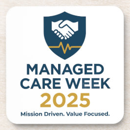 Posavasos Managed Care Week 2025 - Plastic Coaster Set