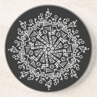 Posavasos Mandala Blanca