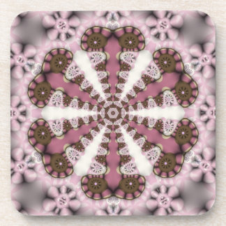 Posavasos Mandala Country Rosa Tierra : Juego de Seis