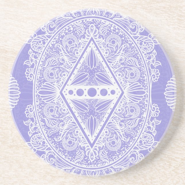 Posavasos Mandala de Diamante Celeste (Frente)