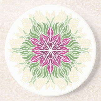 Posavasos Mandala de Flores de Verano