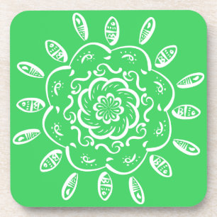 Posavasos Mandala de primavera