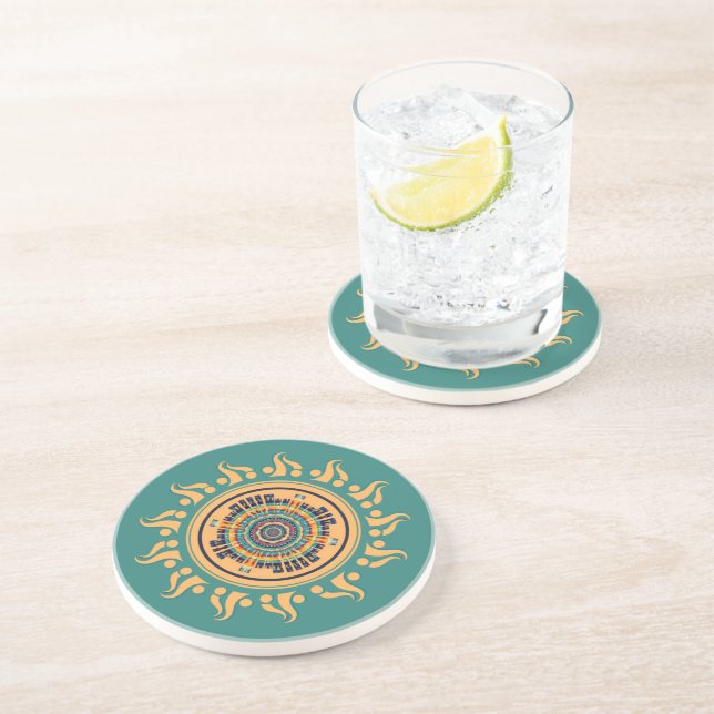 Posavasos Mandala del Sol (Lado)
