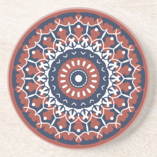 Posavasos Mandala diseña una montaña rusa