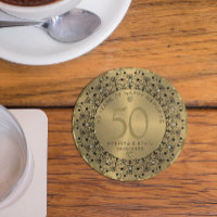 Mandala negra en el 50 aniversario de los Bodas de