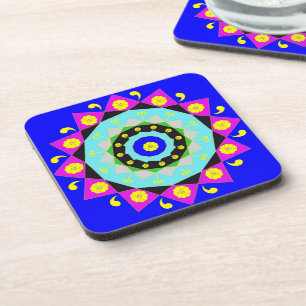 Posavasos Mandala: Pascua de bebidas decorativa