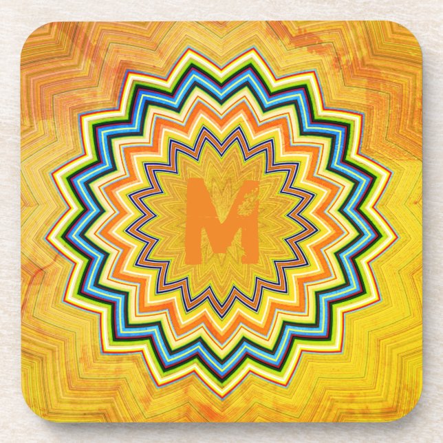 Posavasos Mandala rusa personalizada (Frente)