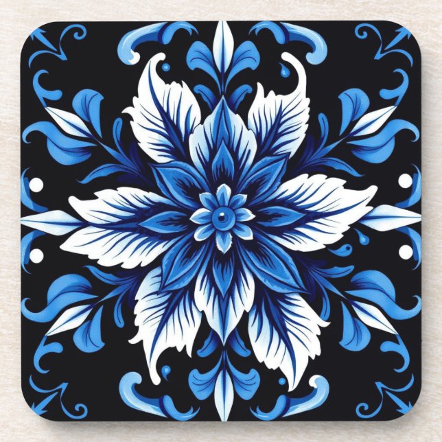 posavasos mandala zafiro (Frente)