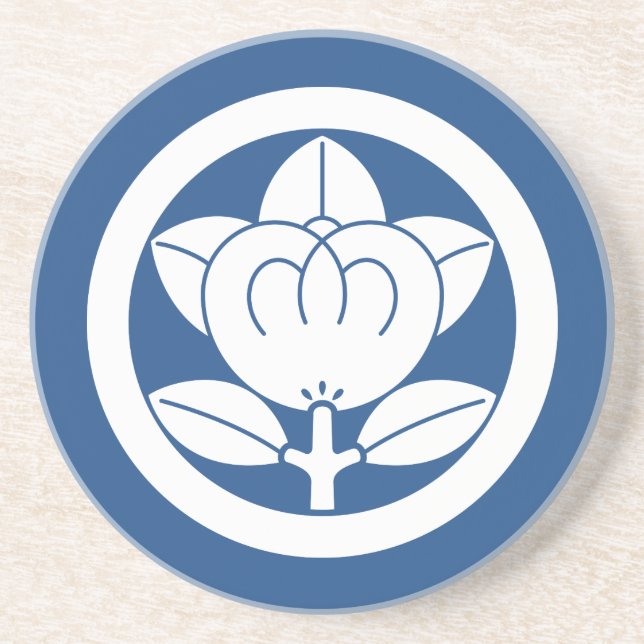 Posavasos Mandarin orange in circle (Frente)