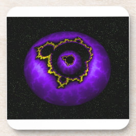 Posavasos Mandelbrot Púrpura En Un Mandelbrot