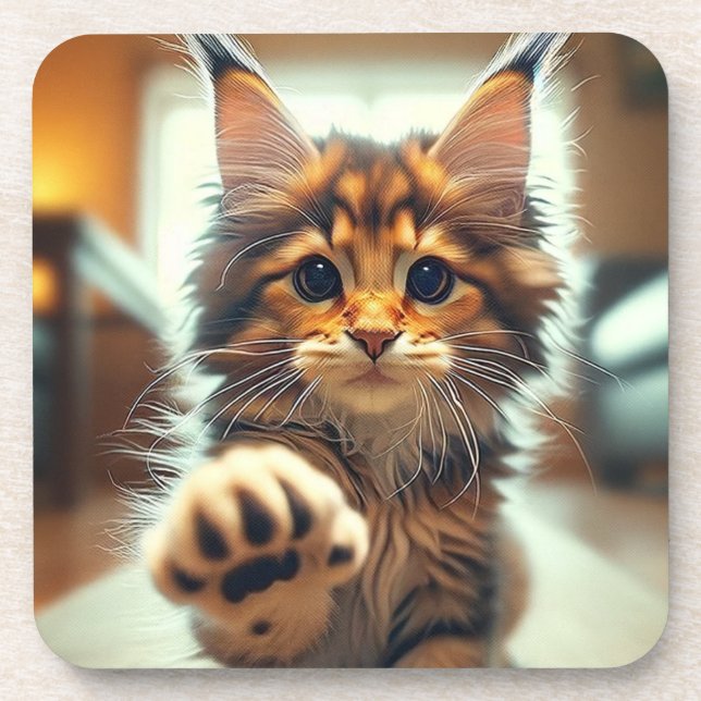 Posavasos Mane Coon Kitten (Frente)