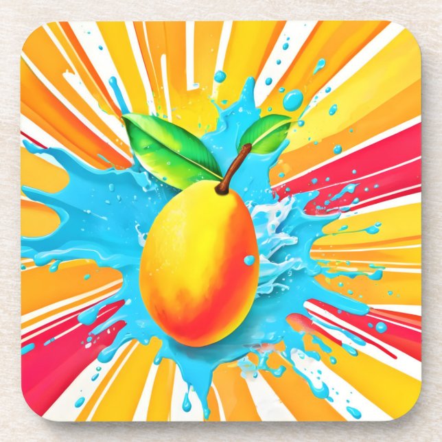 Posavasos Mango Splash Delight (Frente)