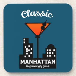 Posavasos Manhattan Cocktail Wall Art