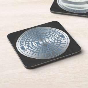 Posavasos Manhole Covers Manhattan