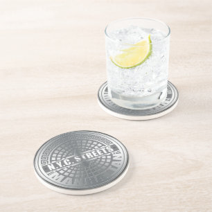 Posavasos Manhole Covers Manhattan