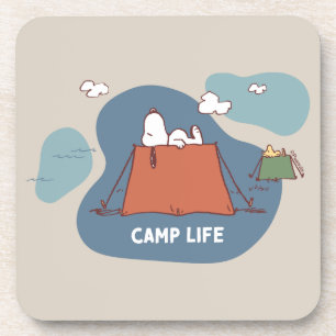 Posavasos Maní   Vida en el campamento Snoopy & Woodstock