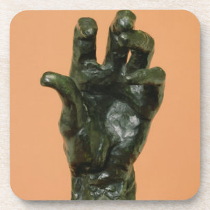 Posavasos Mano izquierda grande (bronce)