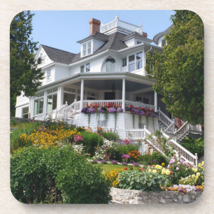 Posavasos Mansión West Bluff en la isla Mackinac, Michigan