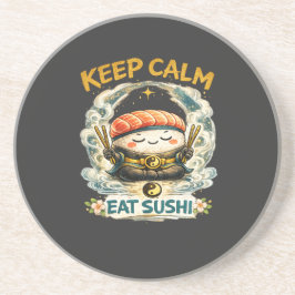 Posavasos Mantén la Calma & Come Sushi – Zen Kawaii Sushi