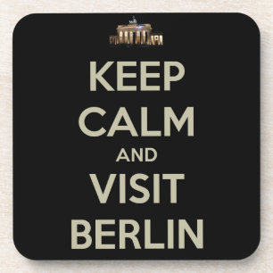 Posavasos mantener la calma visitar berlín