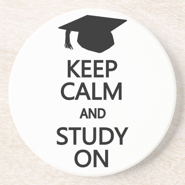 Posavasos Mantener La Calma Y El Estudio En La Monastre pers (Frente)
