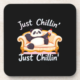 Posavasos Manténgase tranquilo y chillón con helado