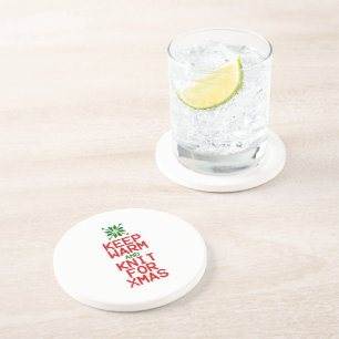Posavasos Mantente cálido y amable con los navideños