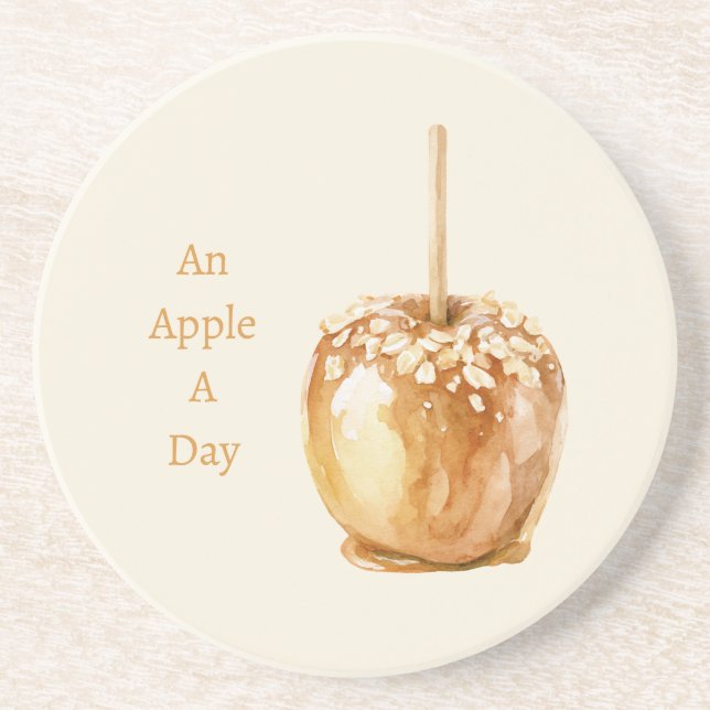 Posavasos Manzana de Caramelo (Frente)