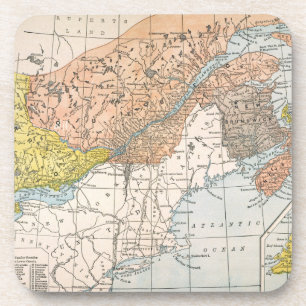 POSAVASOS MAPA: CANADÁ DEL ESTE