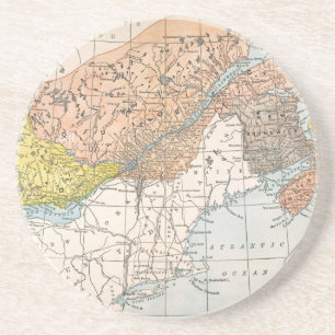 POSAVASOS MAPA: CANADÁ DEL ESTE
