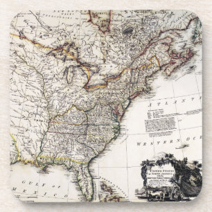POSAVASOS MAPA DE AMÉRICA, 1809