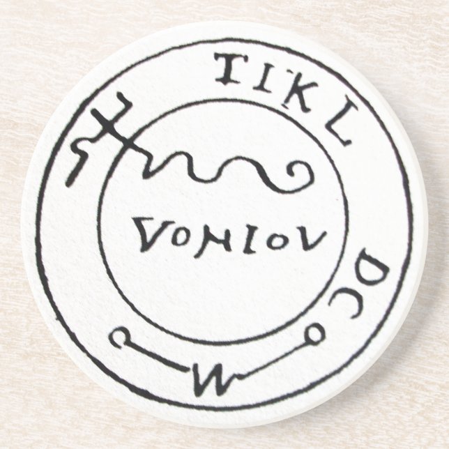 POSAVASOS MAPA DE TESORERÍA ANTIGUA DE TALISMAN / PIRATES (Frente)