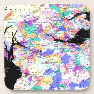 Posavasos Mapa escocés Foto de Clans escoceses