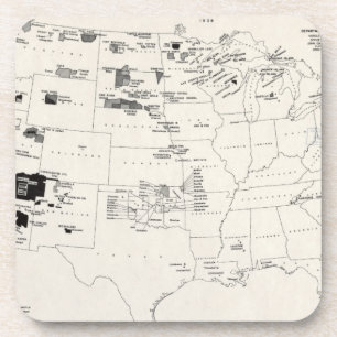 POSAVASOS MAPA: INDIOS AMERICANOS 2