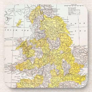 POSAVASOS MAPA: INGLATERRA Y PAÍS DE GALES