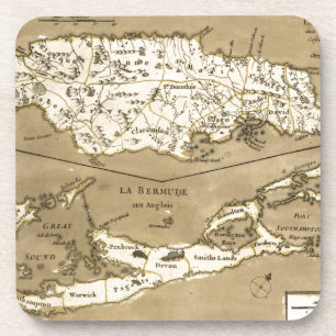 POSAVASOS MAPA: JAMAICA, 1767