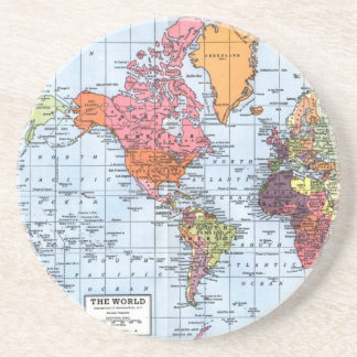 Posavasos Mapa Mundial