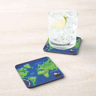 Posavasos Mapa Mundial