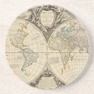 Posavasos Mapa mundial 8