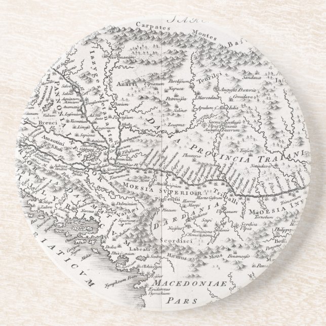 POSAVASOS MAPA: PANNONIA (Frente)