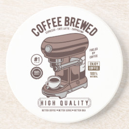 Posavasos Máquina de café de época