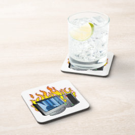 Posavasos Máquina de cálculo de plástico duro contra incendi