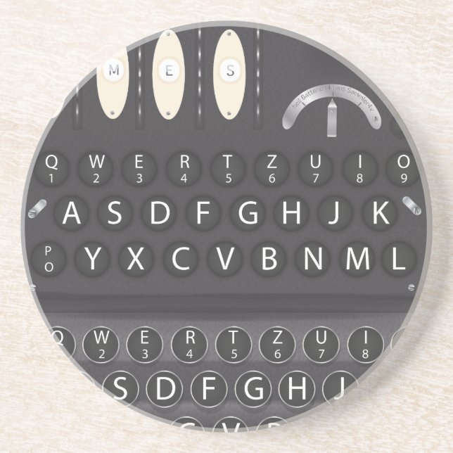 Posavasos Máquina Enigma (Frente)
