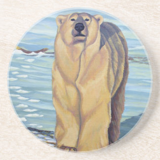 Posavasos Máquinas de arte de oso polar Willife Art Bear Coa