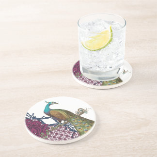 Posavasos Máquinas de calzado de pavo real