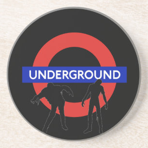 Posavasos Máquinas de cocina bajo tierra de Zombie