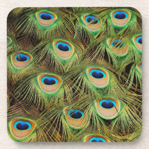 Posavasos Máquinas de impresión de plumas de pavo real